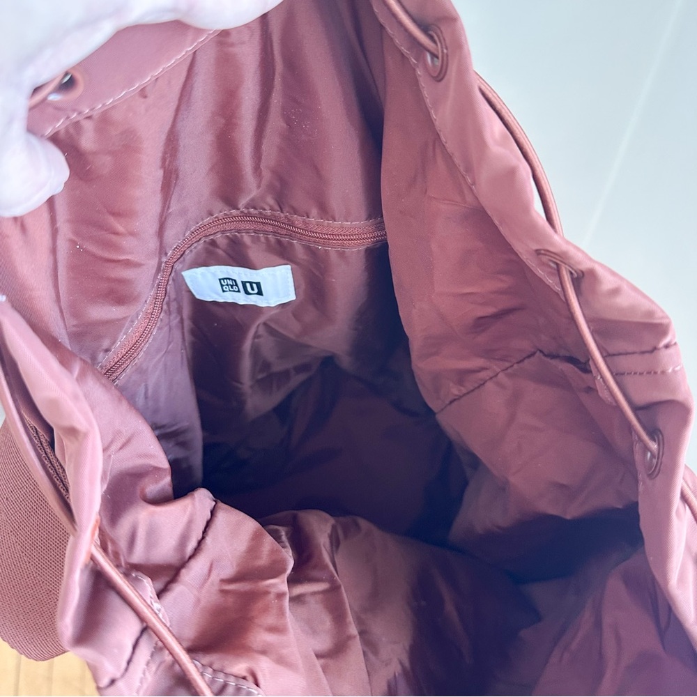 UNIQLO Brown Nylon Convertible Bag - Picture 10 of 13